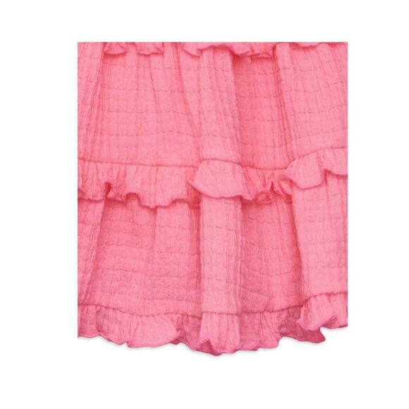 Planet Gold Girls Summer Sleeveless Tiered Dress with Tie Straps Size XXL (18) - Picture 3 of 3